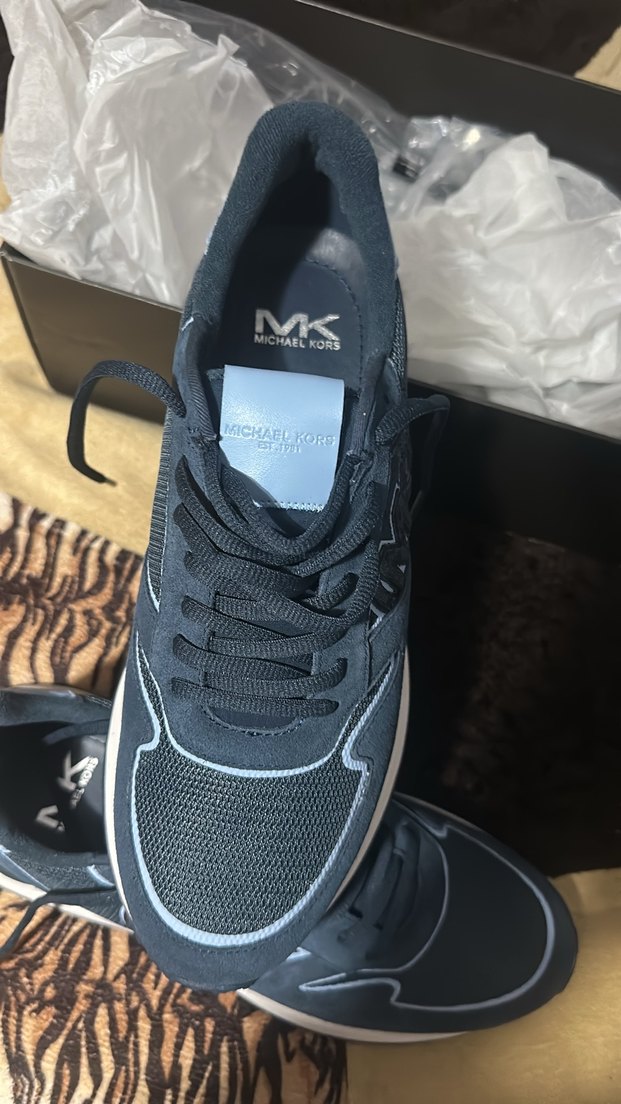 Michael Kors Lacivert Stiletto Spor Ayakkabı - Görsel 3