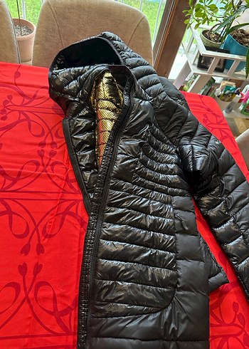 Kadın Siyah Midi columbia Kışlık Mont - Görsel 4