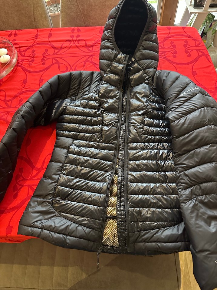 Kadın Siyah Midi columbia Kışlık Mont - Görsel 5