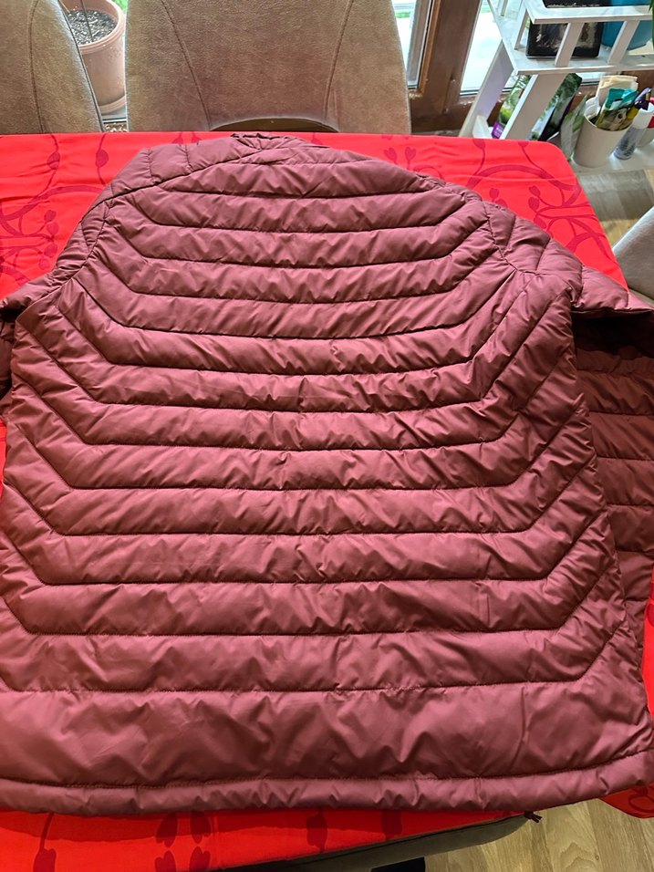 Bordo Fermuarlı columbia omni heat Erkek Mont - Görsel 4