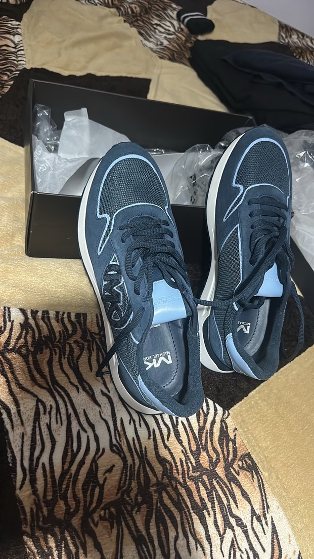 Michael Kors Lacivert Spor erkek Sneaker - Görsel 5