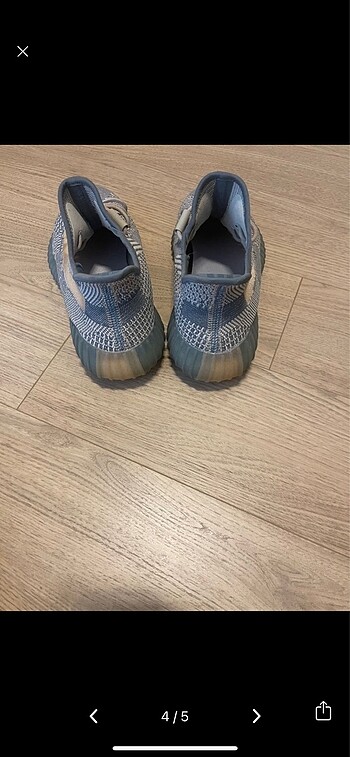 44 Beden gri Renk Orjinal Adidas Yeezy bosst 530