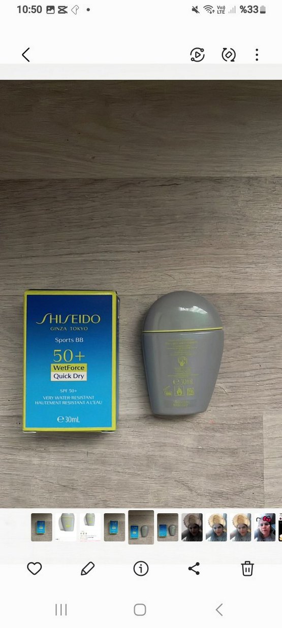 Shiseido Sports SPF 50+ Güneş Koruyucu bb krem - Görsel 3