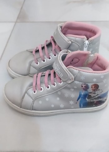 Frozen II Baskılı Pembe Kız Çocuk Spor Ayakkabı - Görsel 3