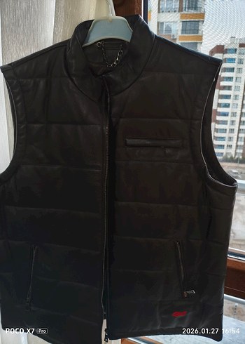 hakiki kuzu derisi yelek - Görsel 5
