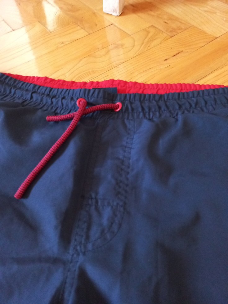 Erkek Koyu Mavi Mini Yüzme Şortu - Görsel 2