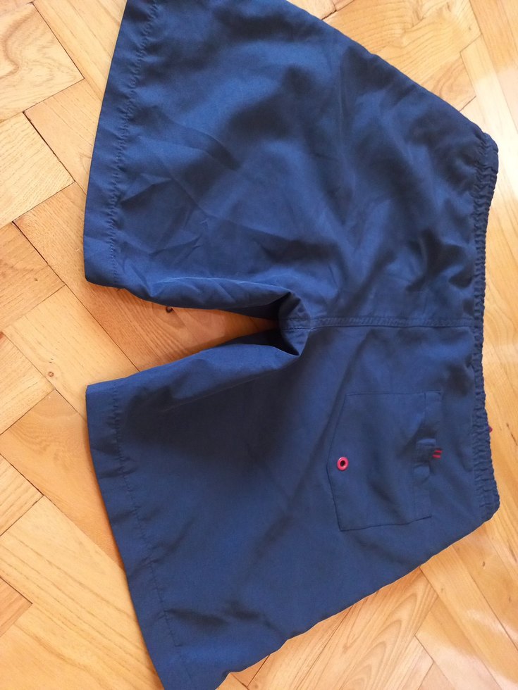 Erkek Koyu Mavi Mini Yüzme Şortu - Görsel 5