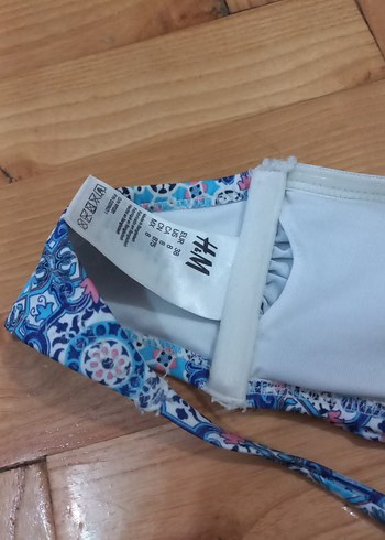 Mavi Batik Desenli Bohem Bikini Üstü - Görsel 7