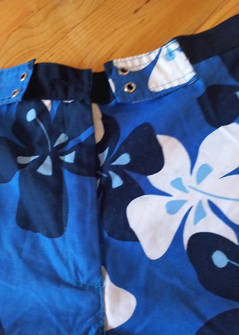 Erkek Mavi Çiçek Desenli Mayo - Görsel 3