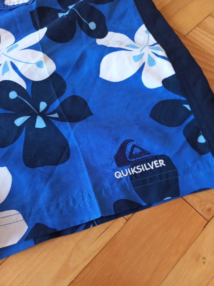 Erkek Mavi Çiçek Desenli Mayo - Görsel 2