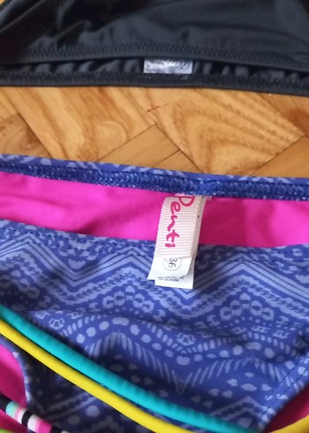 Çok Renkli Bağcıklı Bikini Altı - Görsel 3