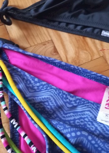 Çok Renkli Bağcıklı Bikini Altı - Görsel 4