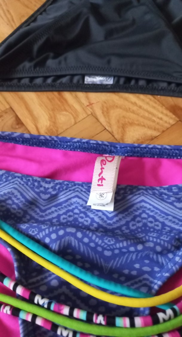 Çok Renkli Bağcıklı Bikini Altı - Görsel 3