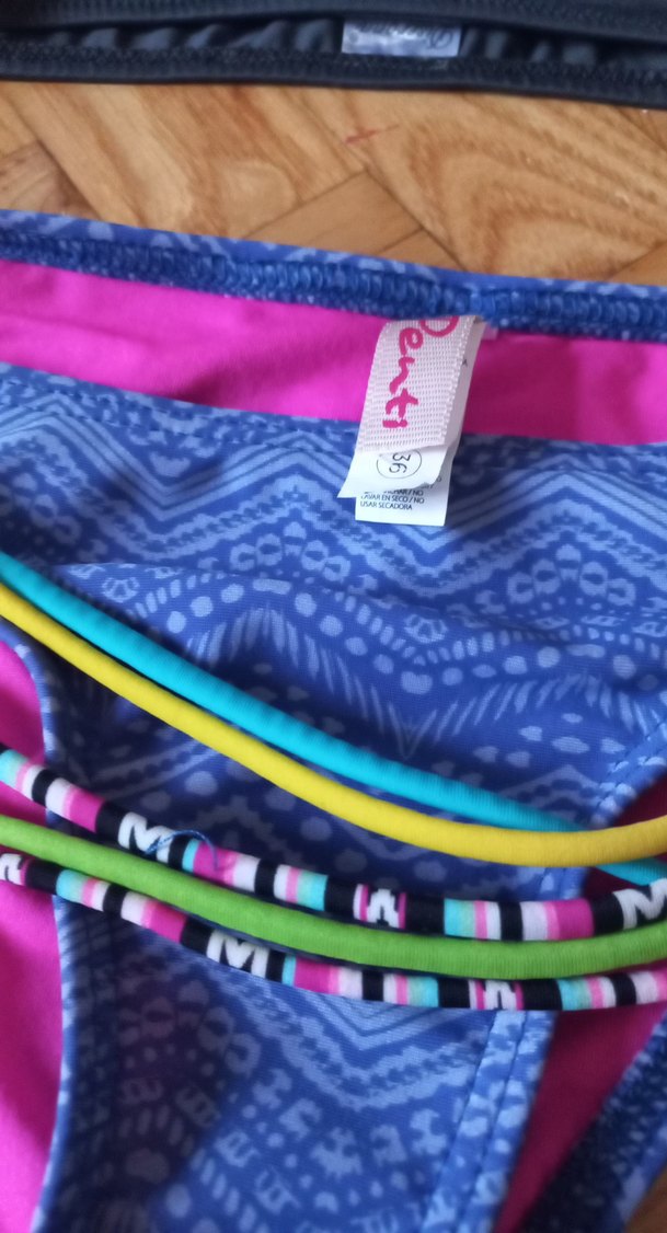 Çok Renkli Bağcıklı Bikini Altı - Görsel 5