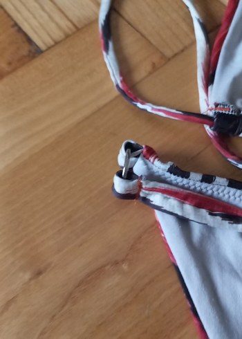 Bohem Çok Renkli Bağlamalı Bikini Takımı - Görsel 7