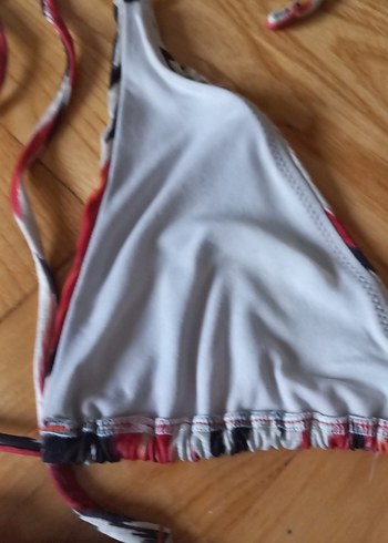 Bohem Çok Renkli Bağlamalı Bikini Takımı - Görsel 6