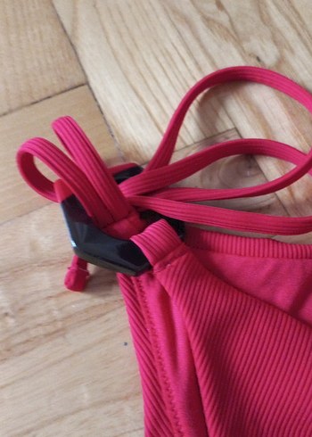 Kırmızı, Ayarlanabilir İpli Kadın Bikini Altı - Görsel 5