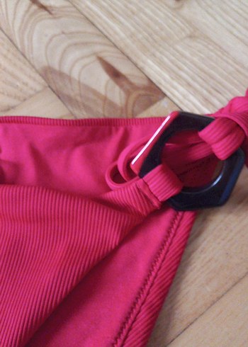 Kırmızı, Ayarlanabilir İpli Kadın Bikini Altı - Görsel 2