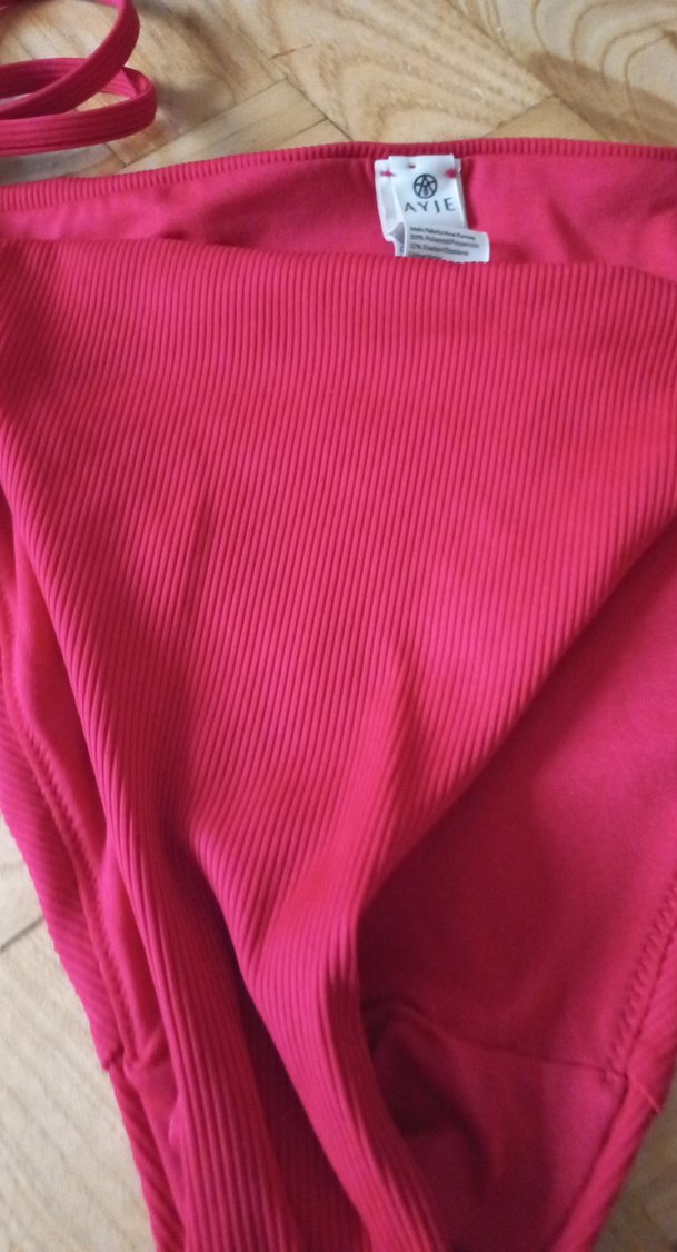 Kırmızı, Ayarlanabilir İpli Kadın Bikini Altı - Görsel 3