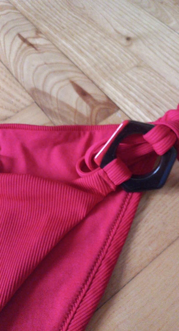 Kırmızı, Ayarlanabilir İpli Kadın Bikini Altı - Görsel 2