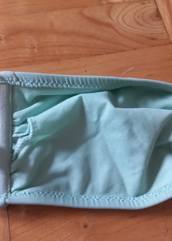 Mavi Pastel Renkli  İnce Askılı Bikini Üstü - Görsel 5