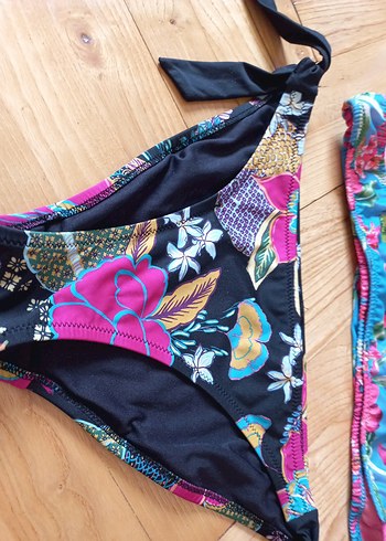 Suwen Kadın Renkli Bohem Desenli Bikini Altları