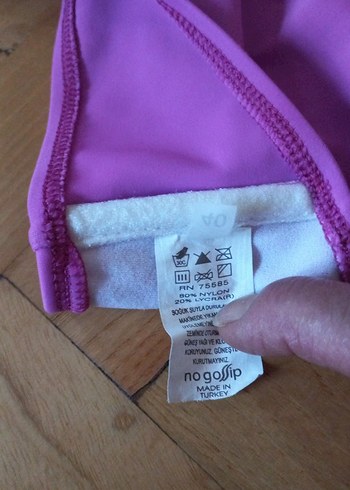 40 Beden çeşitli Renk Pembe Bağlamalı Bohem Desenli Bikini