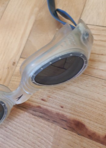 Mavi Kayışlı Minimalist Yüzücü Gözlüğü - Görsel 2