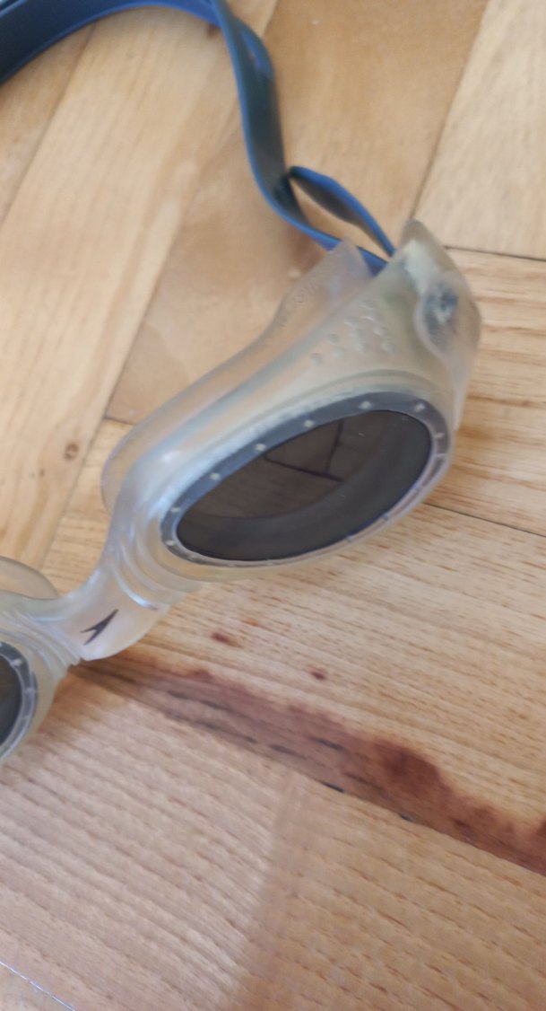 Mavi Kayışlı Minimalist Yüzücü Gözlüğü - Görsel 2