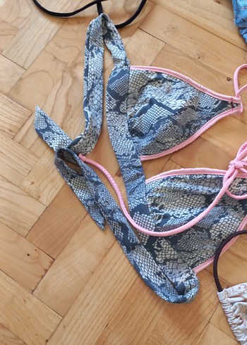 Bohem Tarz Mini Dantel Detaylı Bikini - Görsel 2