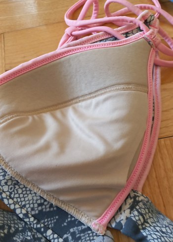 Bohem Tarz Mini Dantel Detaylı Bikini - Görsel 4