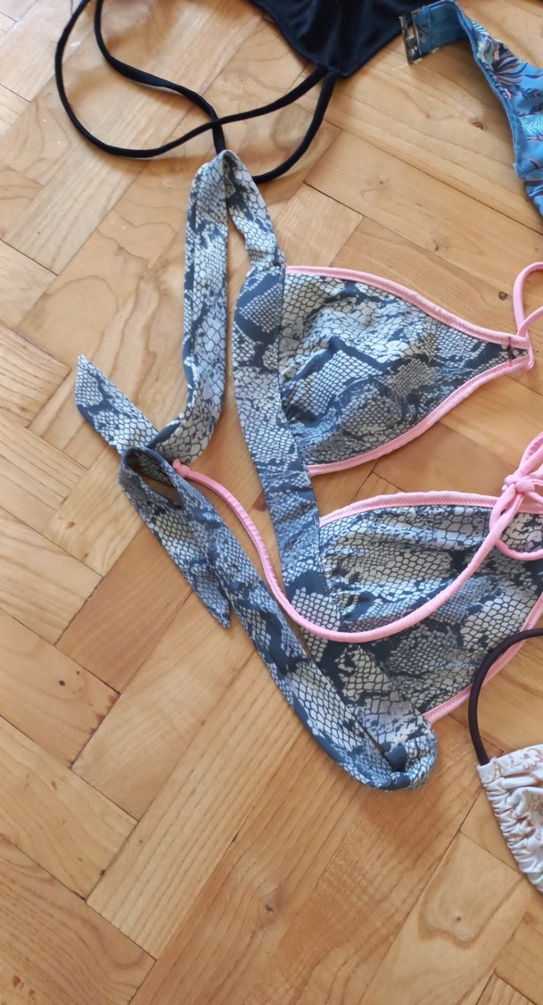 Bohem Tarz Mini Dantel Detaylı Bikini - Görsel 2