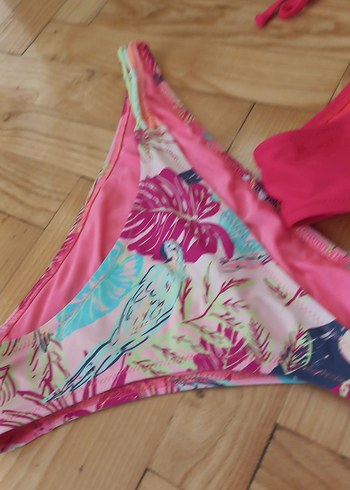 Pembe Desenli Bohem Bikini Altı - Görsel 4