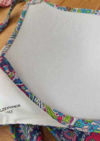 Renkli Bohem Tarzı Bağlamalı Bikini Üstleri - Görsel 3