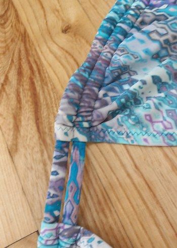 Renkli Bohem Tarzı Bağlamalı Bikini Üstleri - Görsel 8