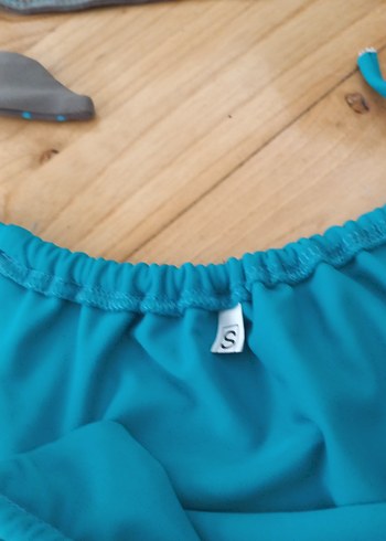 Bohem Tarzda Turkuaz İpli Bikini Takımı - Görsel 4