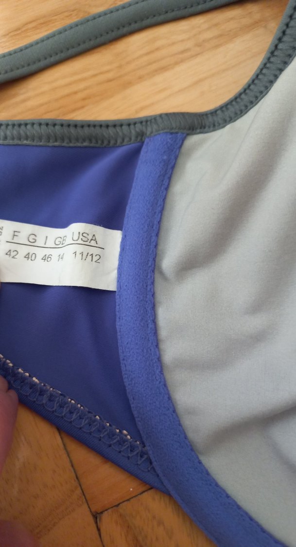 Kadın Mavi Parlak Askılı Bikini Üstü - Görsel 4