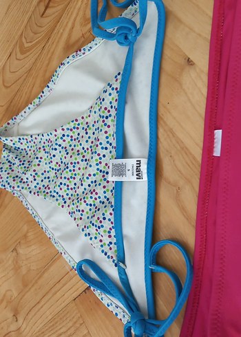 Pembe Bağcıklı Strappy Bikini Altı - Görsel 3