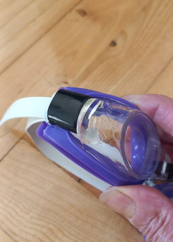 Mor Renkli Tokalı Yüzücü Gözlüğü - Görsel 2