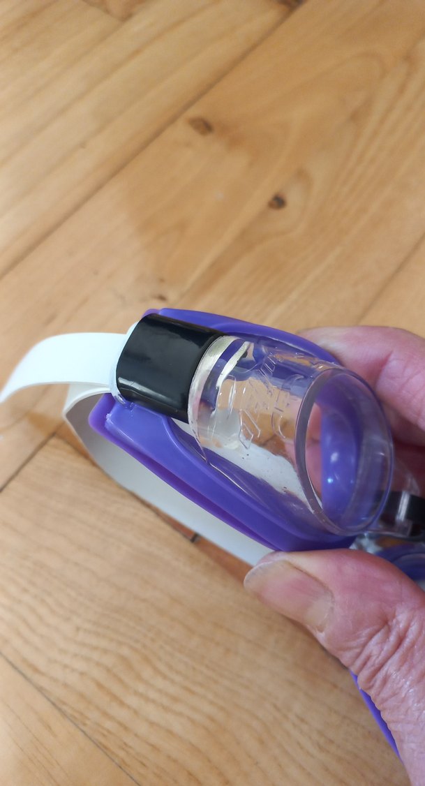 Mor Renkli Tokalı Yüzücü Gözlüğü - Görsel 2