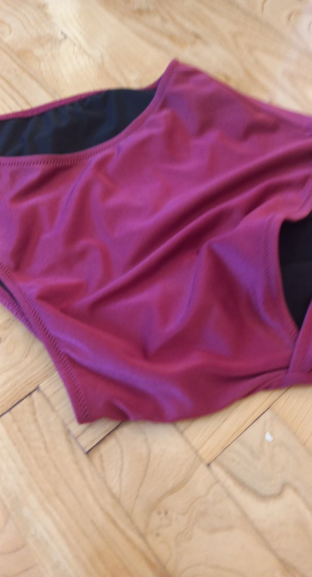 Mor Drapeli İpli Kadın Mayo - Görsel 3