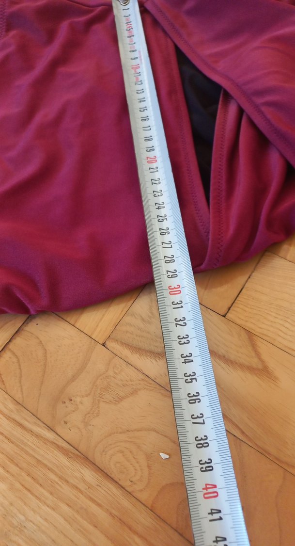 Mor Drapeli İpli Kadın Mayo - Görsel 4