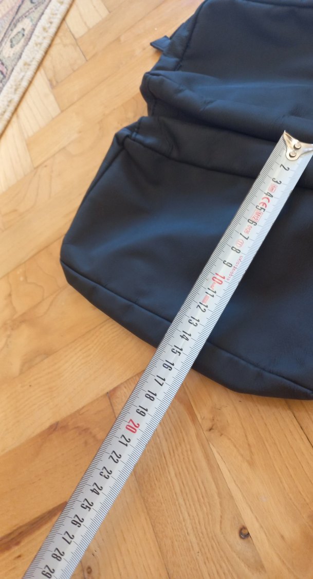 Parlak Siyah çanta çok amaçlı - Görsel 5