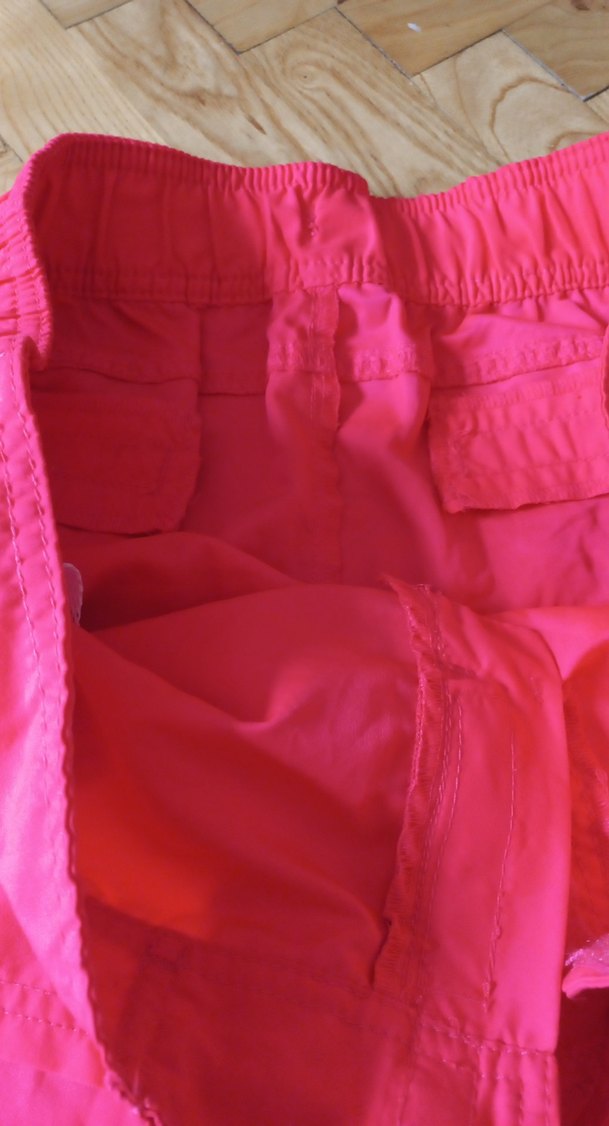 Parlak Pembe Mini Hamile Şortu - Görsel 3