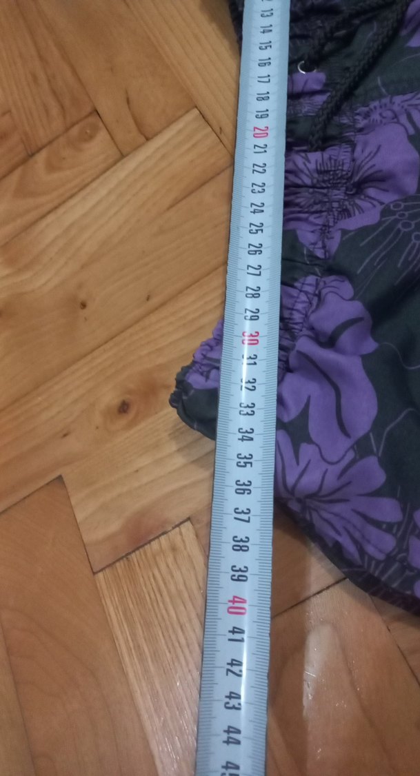 Mor Batik Desenli Erkek Mayo Şortu - Görsel 4