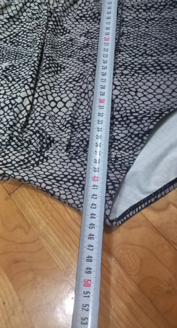 Gri Yılan Desenli Kemerli Kadın Mayo - Görsel 4