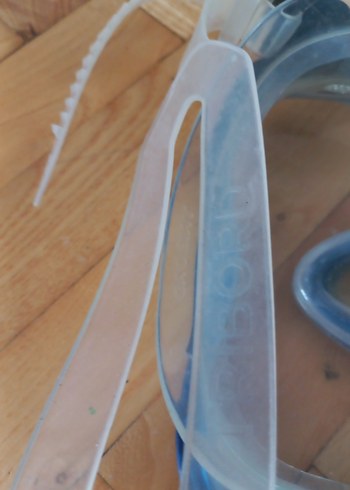 Mavi Elastik Yüzücü Gözlüğü - Görsel 6