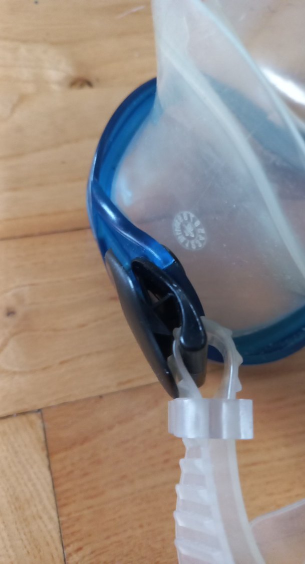 Mavi Elastik Yüzücü Gözlüğü - Görsel 3