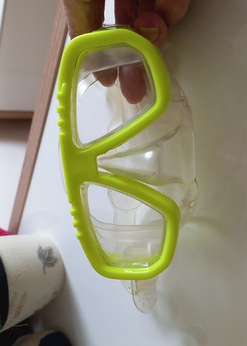 Renkli Sarı Elastik Yüzücü Gözlüğü - Görsel 4