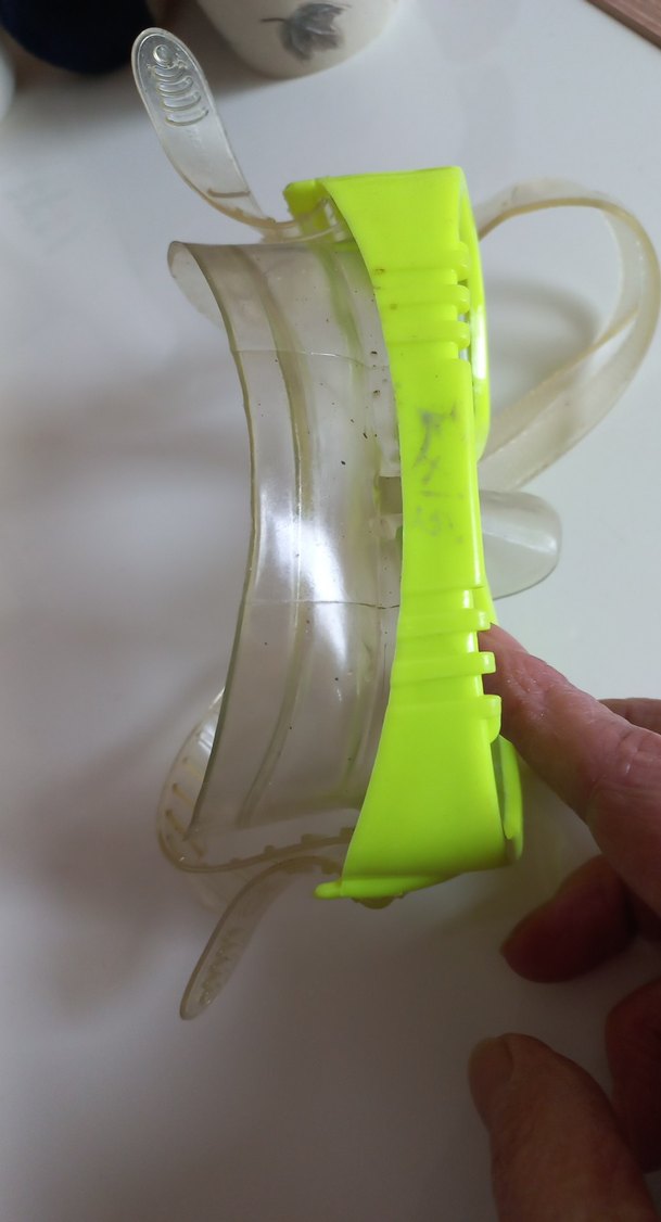 Renkli Sarı Elastik Yüzücü Gözlüğü - Görsel 2